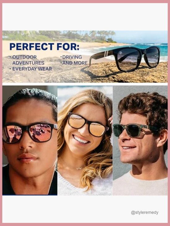 Polarized Sunglasses - Round Lens, Spring Loaded Hinge, UV Protection main image 5